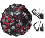 Skyline Babakocsi napernyő, fekete-piros, kerek, 75 cm, UV50 szűrő (PS2016s0013)