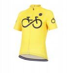 Madani Bike Forever Madani férfi kerékpáros mez, S-es méret, Sárga szín (CBK04-0000S-09-01)