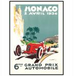  Monaco Autóverseny Nagydíj poszter A3 (Plakat)