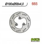 NG Féktárcsa Hátsó (190X58X4 3, 7)