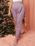 Shein Magas Derekú Kismama Nadrág, Size 34, lila, pamut
