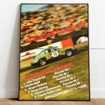  Vintage Gt Europa Pokal poszter 1972 Racing A3