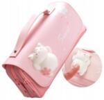  Szkolny ołówek różowy kot dziewczyna plecak (Uxxu5979497)