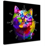 ZeSmakiem Órák 30x30 Absztrakt macska (H10261Z_Z1AI_30x30cm AZ)