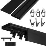 RENA Függönykarnis Dupla Pvc 150CM Mennyezeti Sín Védőburkolattal Kiegészítők (REN-KAR-PCM-PDW-150)