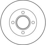 TRW DF2753 féktárcsa (1db)