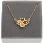 ArtWings Arany nyaklánc lóhere cirkónia szerencse Doboz Ezüst 925 40 cm