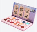 Fab Factory Szemhéjpúder paletta 18 színben matt és csillámos Fab Factory