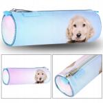 Starpak Kutyás rózsaszín-kék tolltartó tubusos, cipzáras 22x8x8cm (527227)