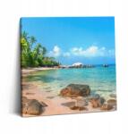 Wallfluent Fotó Vászonkép Gyönyörű Szoba Gyönyörű Tengerpart Thaiföldön 60x60 cm (010030010270000076030)