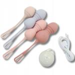 Boss Series Vibráló Anál Golyók Tojás Gésagolyók távirányítóhoz 4 Méret 4 Db (WIBRUJĄCE KULKI GEJSZY JAJKA STYMULUJĄCE MOC)