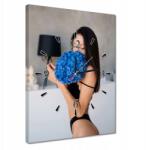 ZeSmakiem Órák 30x40 Lány csokorral (H10130Z_Z1D_30x40cm AZ)