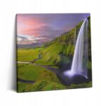Wallfluent Vászonkép Fali Dekoráció Dolgozószoba Tájkép Fél és Vízesés 60x60 (010030010270000276825)