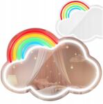  Neon Tükör Led Felhő Szivárvány Megvilágított Dekoratív Gyerek Fali Lámpa (FMNE05)