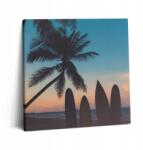 Wallfluent Fotó Vászonkép Felakasztható Étkező Szörfözés Trópusi Tengerparton (010030010270000074676)