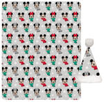 Aymax Disney Mickey, Minnie Noel polár takaró és sapka szett AYM073126 (AYM073126)