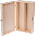 Bartu Két borosdoboz Decoupage ajándék fa Öko (PW5)