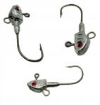  Jig Fej 10G Hal Fej Szem 3D Horog 3/0 Éles Horog Szem 3D (FL-JIG-RYBA-10G)