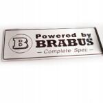 Mercedes-Benz Mercedes Bélyegző matrica Embléma Powered Brabus