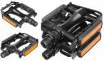 Feimin Mtb platform kerékpár pedál Alumínium Fekete fényvisszaverő csíkokkal (FP-988ZUBK)