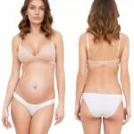 Italian Fashion Anya Mini Kismama Alsónadrág Női Pamut Has Alá Érő Fehér XL (AAF-KFG-MAMA-MNBI-06)