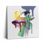 Wallfluent Fotótapéta Otthon Loft Fa Kerettel Szürreális Kollázs 60x60 (010030010270000074661)