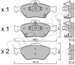 Metelli Fékbetét Toyota Yaris 06- 22-0316-1/MET