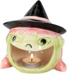 Korbi Gyertyatartó Halloween Lampion Boszorkány Kis Tealight Led Melegítő (Świecznik czarownica Korbi)