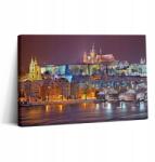 Wallfluent Fotó-Vászonkép Canvas Beltéri Dekoráció Hálószoba Prágai Negyed (010030010150000075618)