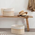  Tárolókosár szennyestartókhoz, játékokhoz, törölközőkhöz 45 × 22 × 13 cm. 1 db (4311536504426)