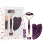 CRYSTALLOVE Amethyst beauty set roller gua sha csempe roll-on