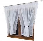  Függöny Kész Cordoba 300x120 Fátyol Függöny 3m (LG28 3x1,2)