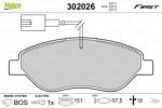 Valeo Fékbetétek First 302026/VAL