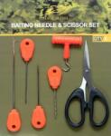 FL Pontyozó készlet Protein golyó tű fúró pontyozó (Baiting Needle & Scissor Set)