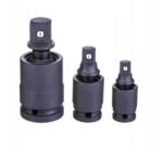 SilverTools 3 Db-os Ütvecsavarozó Készlet Gömbcsukló 1/4" 3/8" 1/2" Crmo (S11035)