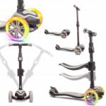 Sun Baby Gyerek roller háromkerekű egyensúlyozó Flash 3az1ben Led 50 kg állítható (J02.013.1.8)