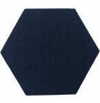  Filc-parafa hexagon 15x17 cm sötétkék Dekorációs panel (F001)