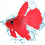  Szilikon Akvárium Dekoráció Műhal Piros Betta Hal (VVUUQ0453)