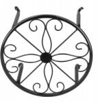  Virágtartó Cserép Fém Karika Fekete 23 CM Modern (311521jyiy7i)