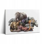 Wallfluent Vászonkép Canvas Vállon A dolgozószobába Vadállatok 30x20 cm (010030010150000074942)