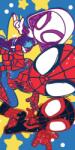 Carbotex Pókember Spidey fürdőlepedő, strand törölköző 70x140cm (C SPYBT 8-R)