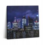 Wallfluent Vászonkép Edzőterembe Gyönyörű Épületek Város Éjszaka 60x60 cm (010030010270000276800)