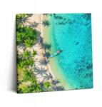 Wallfluent Fotó Vászonkép Hobbi Edzőterem Trópusi tengerpart Koh Tao 60x60 cm (010030010270000076029)