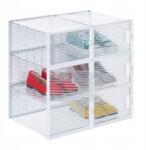 Relaxdays Átlátszó cipősdoboz rendszerező 6 db-os (10048039)