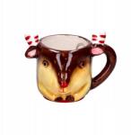 Kaemingk Karácsonyi bögre rénszarvas dekoratív kerámia karácsonyi 14cm