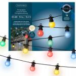 Kaemingk Kerti Fényfüzér, LED izzók, többszínű, 20 LED, 9, 5m, IP44 (454/490101)