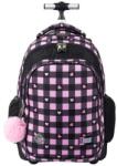 St. Majewski St. Right gurulós iskolatáska - Pink checkered (682131)