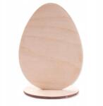 Loveart Álló tojás állványon fa dísz rétegelt lemezből Loveart 10 cm Dekor (LV-SK12)