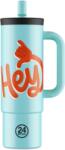 24Bottles 24 Bottles - 800ml Straw Cup Bögre Szívószállal - Hey! Blue (24B2244)