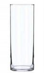  Üveg váza henger H: 22 cm D: 17, 5 cm (M1446)